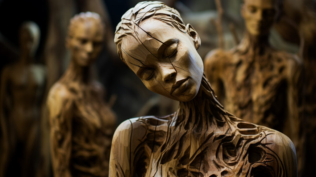 esculturas de madeira