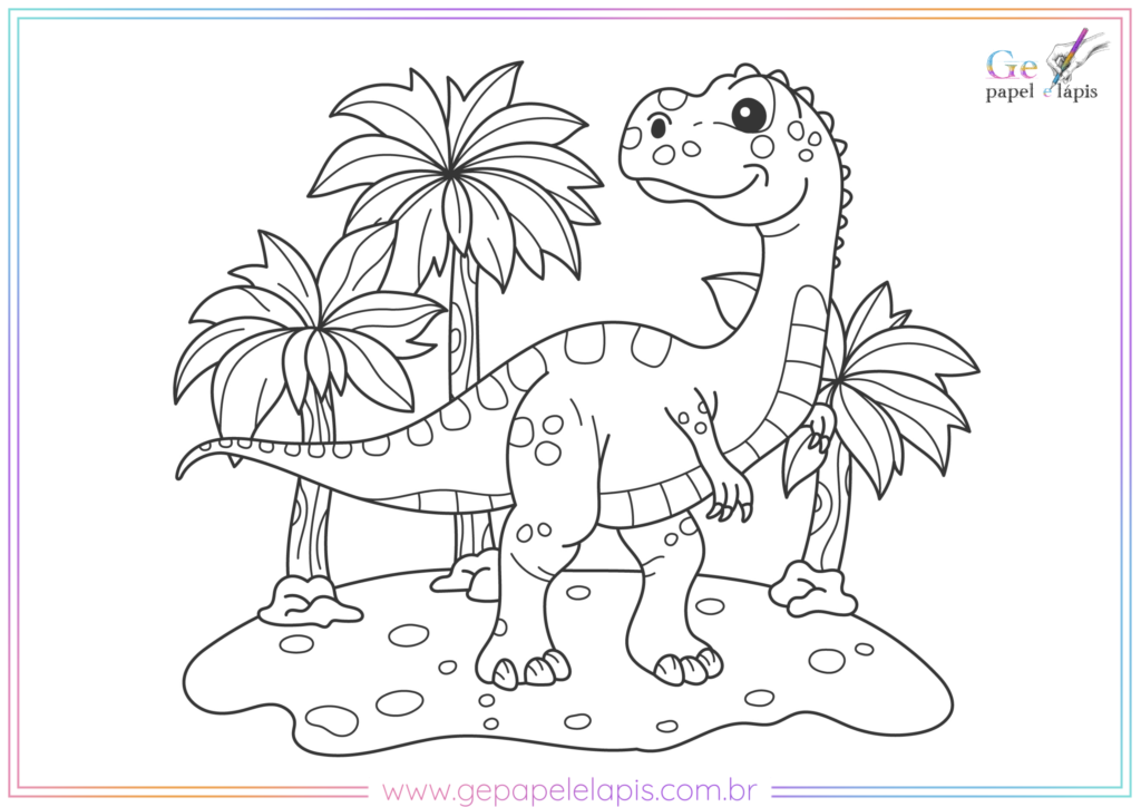 Descobrindo o Mundo dos Dinossauros: Desenhos para Colorir e Diversão  Pré-Histórica!