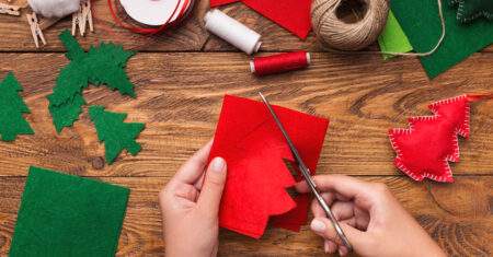 Artesanato com Feltro de Natal: Crie Decorações Encantadoras