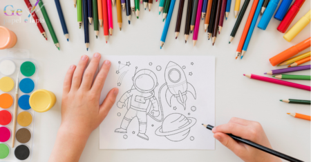 Desenhos para Colorir: Astronauta
