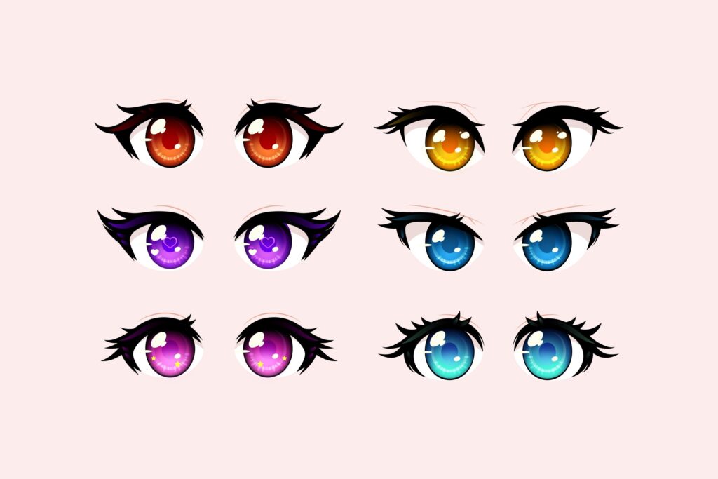 Como Desenhar Olhos de Anime