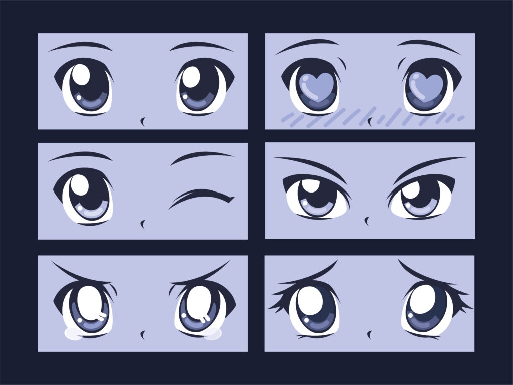 Como Desenhar Olhos de Anime