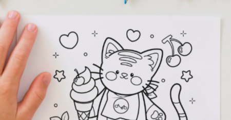 Desenhos para Colorir de Gatinhos: Diversão Garantida para Crianças