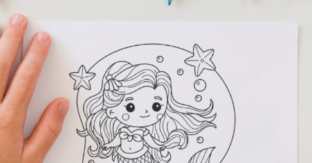 Desenhos para Colorir: Encante as Crianças com Sereias Mágicas