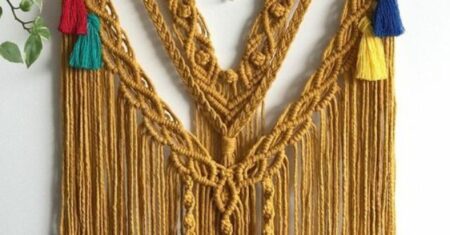 Painel de Macramê: Elegância Artesanal para Transformar seus Ambientes
