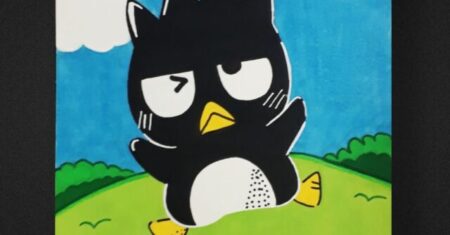 Pintura de Desenho: Fanart Badtz-Maru | Hello Kitty