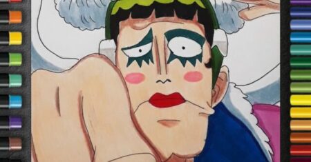 Pintura de Desenho:  Bon Clay – One Piece