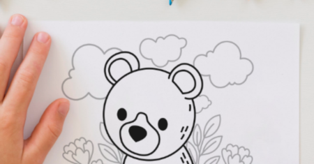 Desenho para Colorir: Ursinhos – Diversão Criativa para Crianças