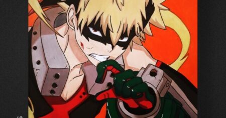 Pintura de Desenho: Fanart Katsuki Bakugo | Boku no Hero