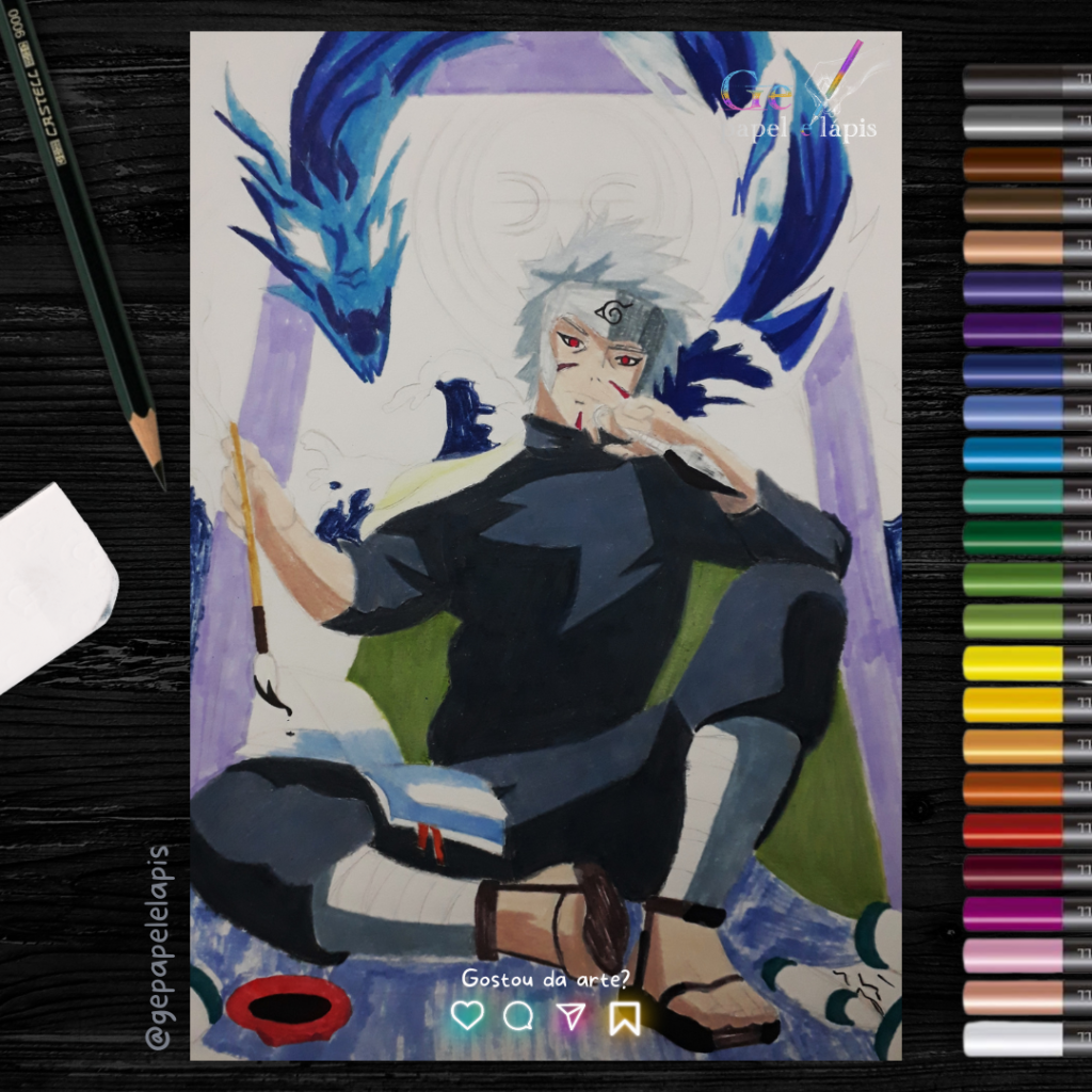 Pintando Tobirama Senju