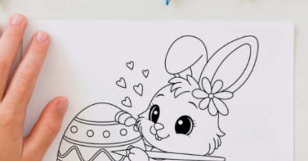 Atividades para Crianças: Desenhos de Páscoa para Colorir