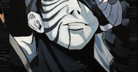 Pintura de Desenho: Obito Uchiha – Naruto
