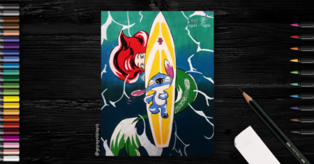 Pintando Ariel e Stitch | Disney: Um Guia Detalhado