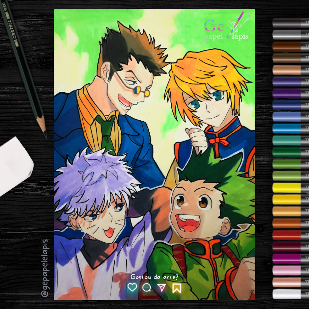 Pintando Hunter × Hunter