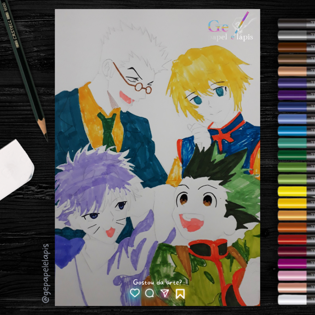 Pintando Hunter × Hunter