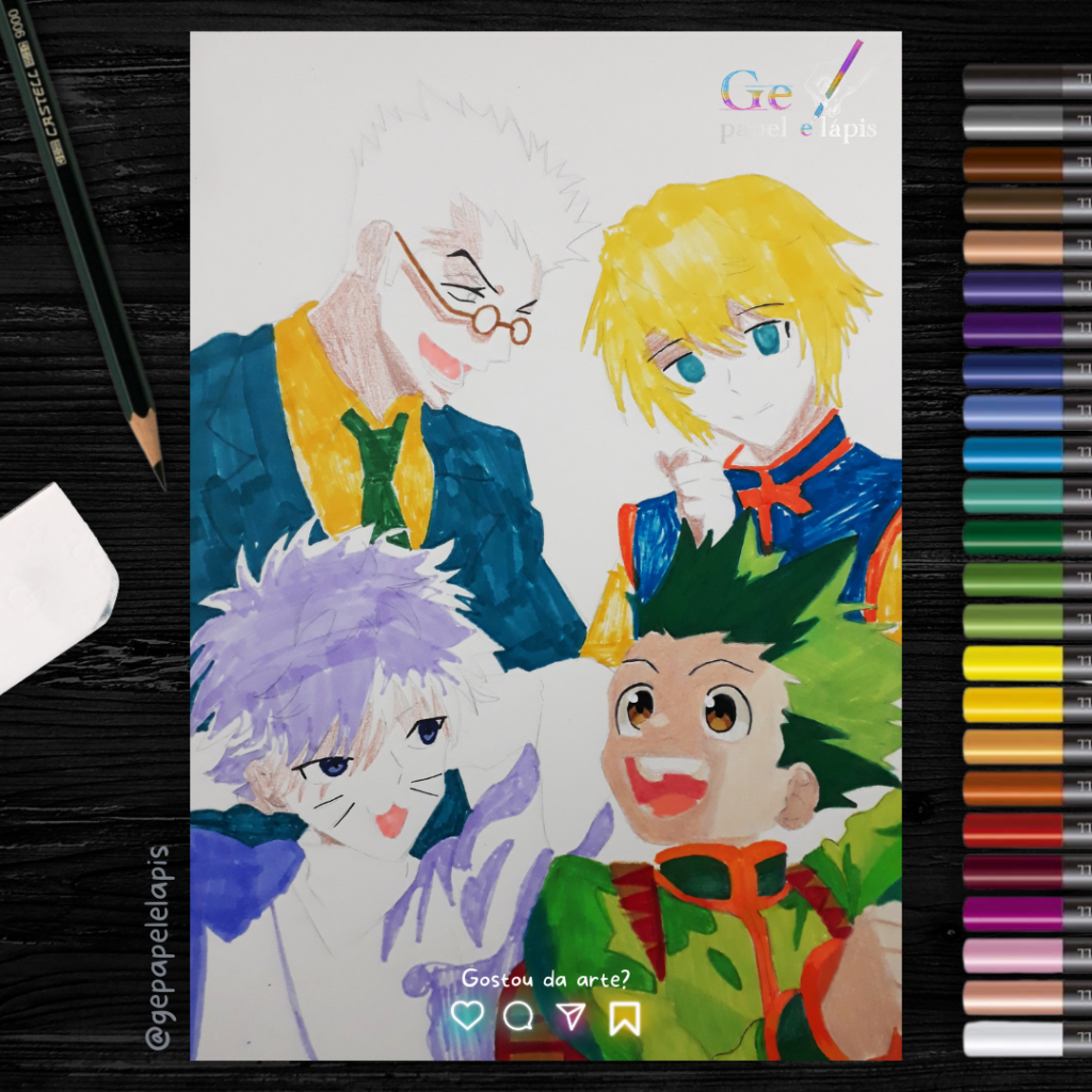 Pintando Hunter × Hunter