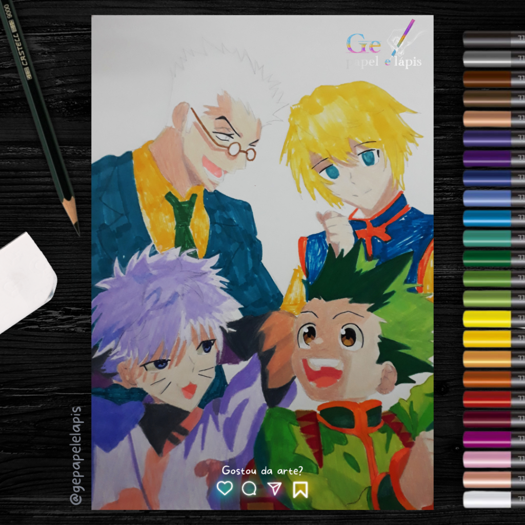 Pintando Hunter × Hunter