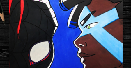 Pintando Miles Morales e Ekko: Tutorial de Arte com Lápis de Cor