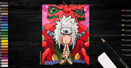 Pintando Jiraiya Sensei de Naruto: Um Guia Completo