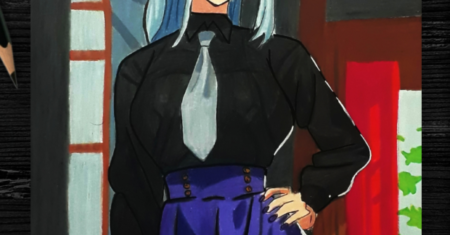 Tutorial de Fanart de Mei Mei de Jujutsu Kaisen