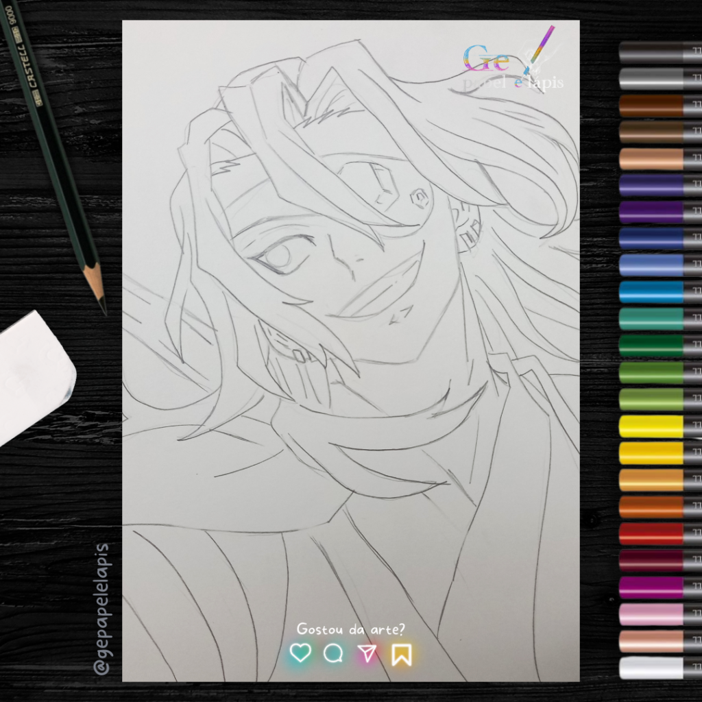 Pintura de Desenho Tengen Uzui