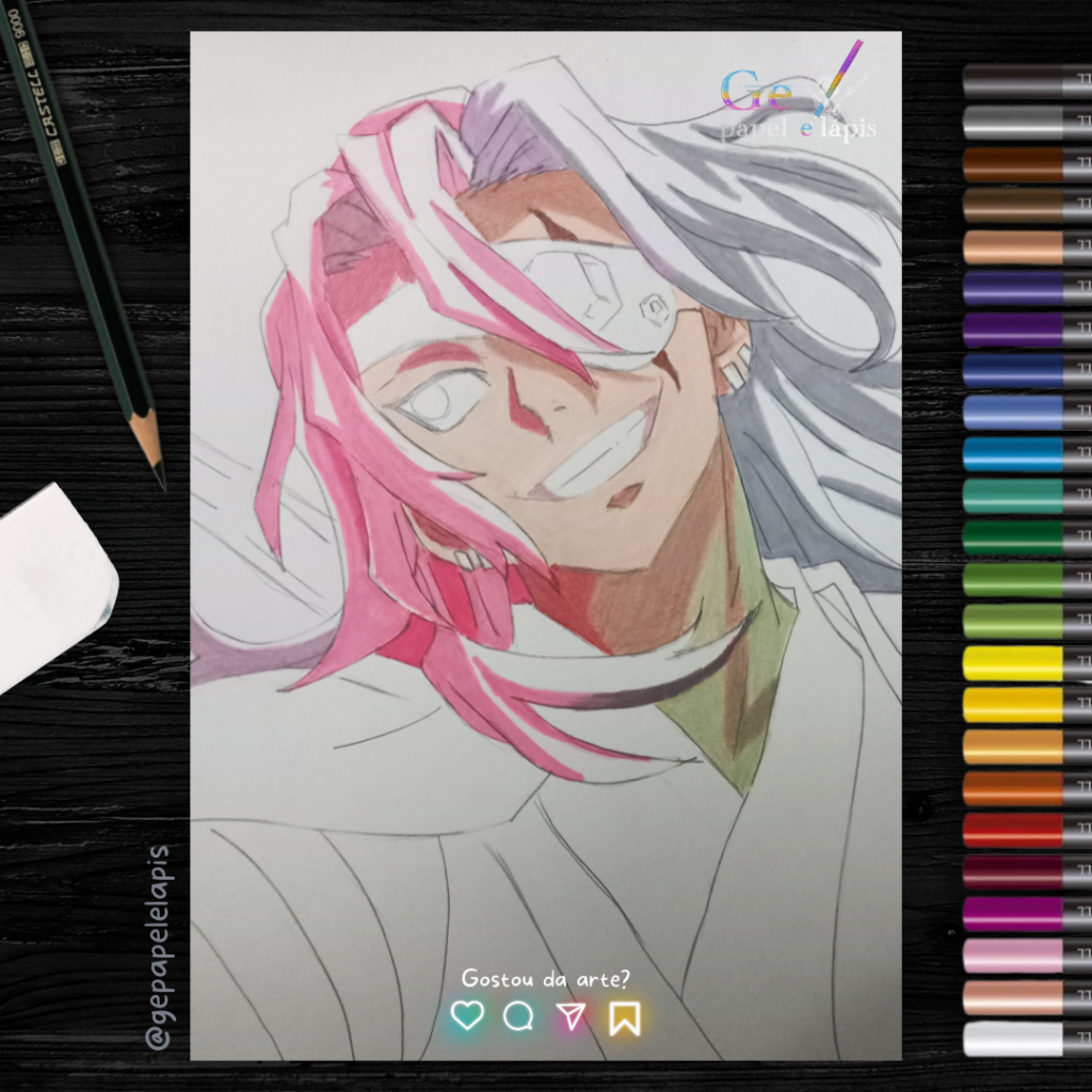 Pintura de Desenho Tengen Uzui