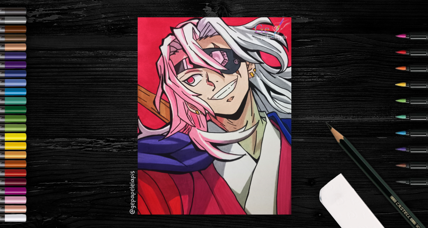 Pintura de Desenho Tengen Uzui