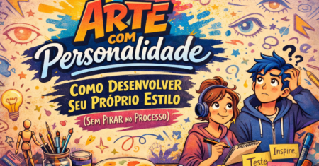 Arte com Personalidade: Como Desenvolver Seu Próprio Estilo (Sem Pirar no Processo)